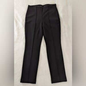 NWT Chicos Lindy Side Zip Front Seam Dress Pants Black 00Short Size 2-4